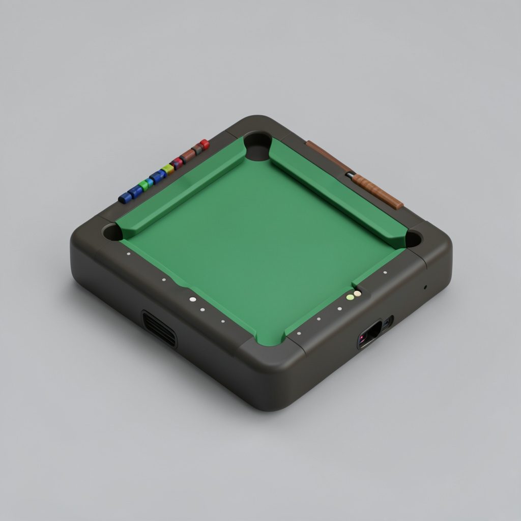 等距3D渲染示意图，柔和的深蓝青色背景中点缀着金色筹码与纸牌的抽象几何造型，整体氛围庄重神秘